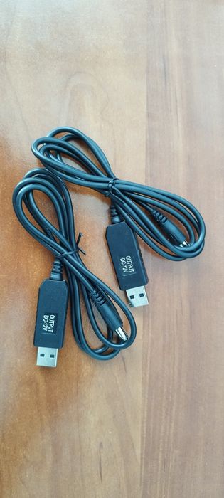 Кабель для роутера USB-DC з підсилювачем напруги з 5 V на 12V вольт