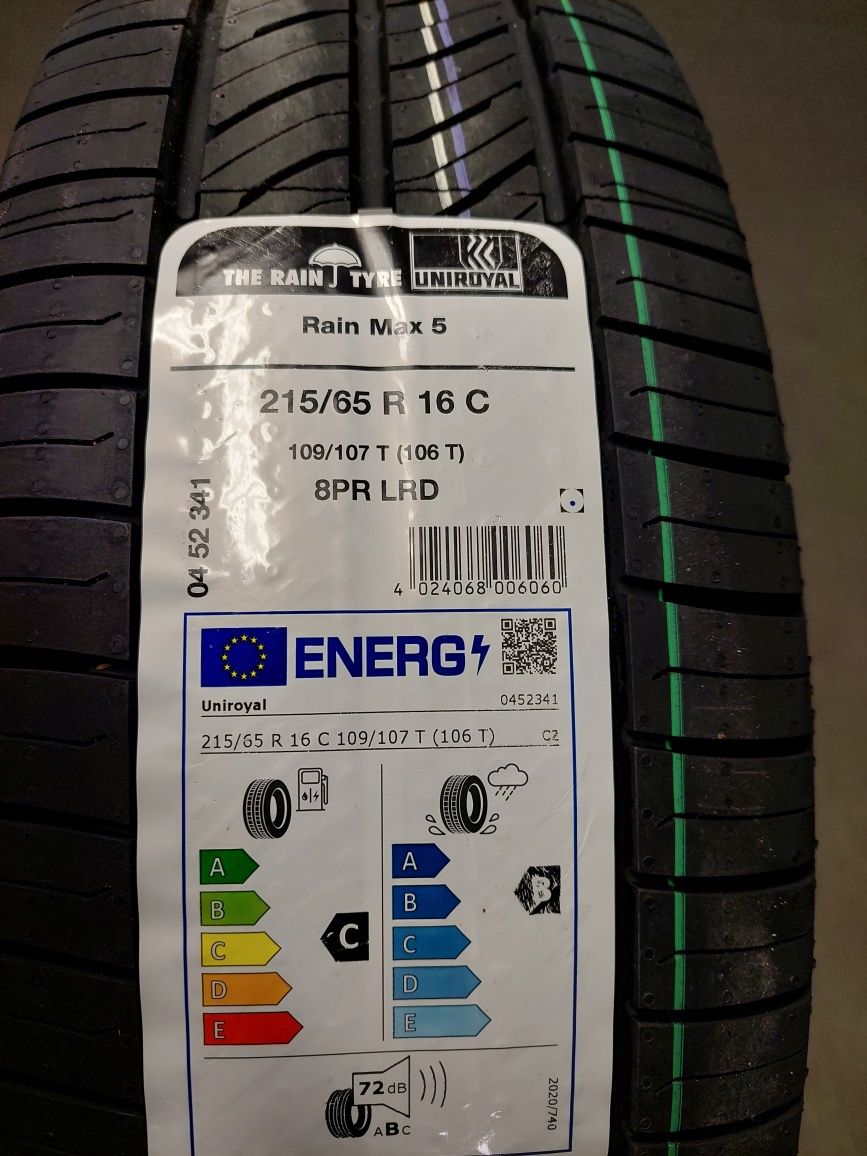 215/65r16C uniroyal rain max5 2024