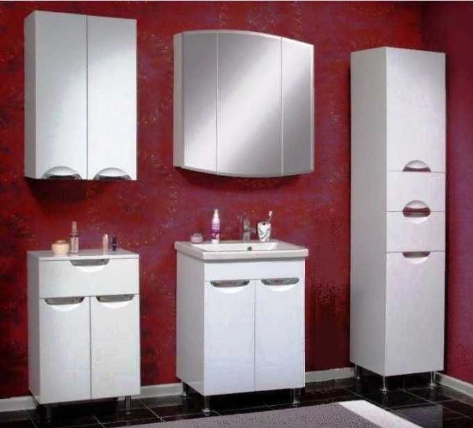 Новий умивальник, раковина у комплекті з елітною тумбою у ванну.