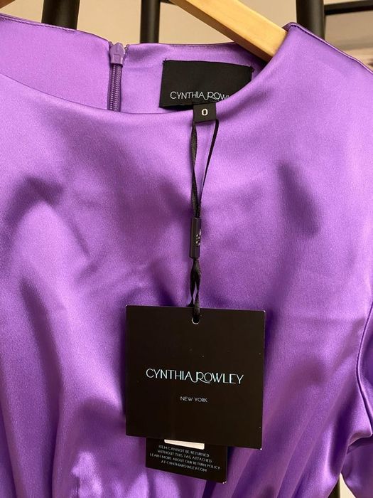 Vestido Lilás Cynthia Rowley NOVO com etiqueta (purple dress new)