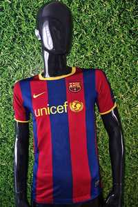 Barcelona Futbol Club 2010/11 home Nike #7 David Villa XS/S