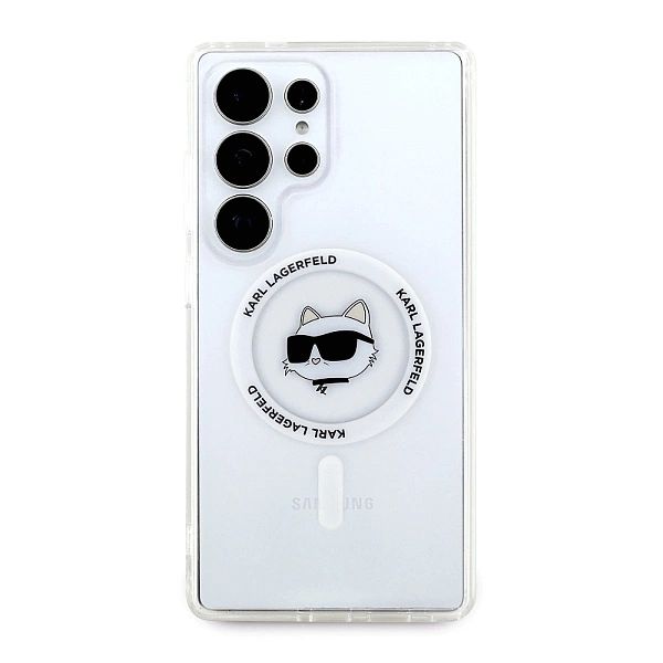 Etui Karl Lagerfeld Button Choupette Head Printed Logo MagSafe Samsung