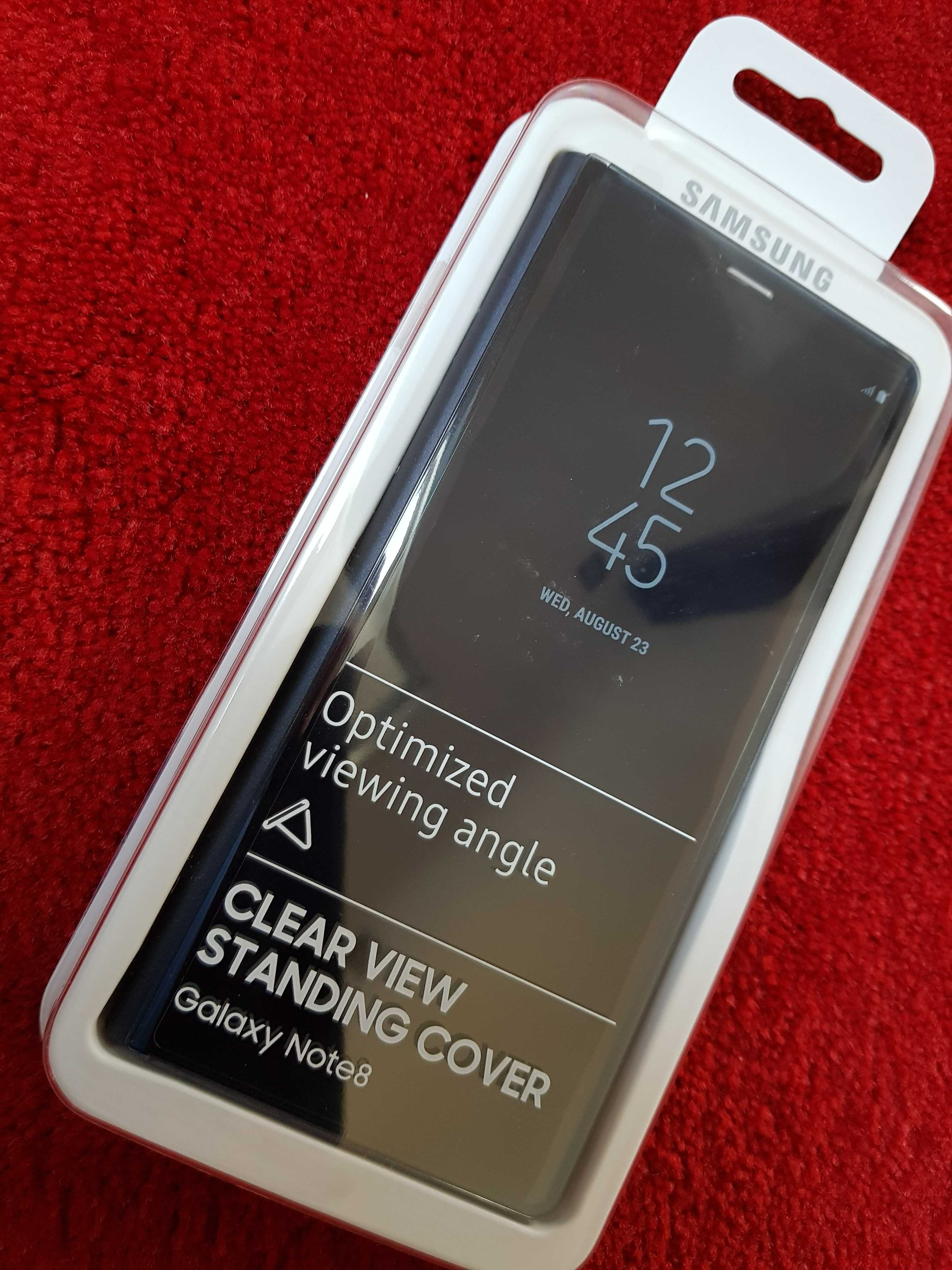 Oryginalne etui SAMSUNG Clear View Standing Cover Galaxy Note 8 NOWE