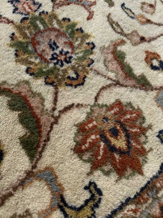 Wełniany r.tkany dywan perski Indo Bidjar średnica 210 cm galeria9 tys