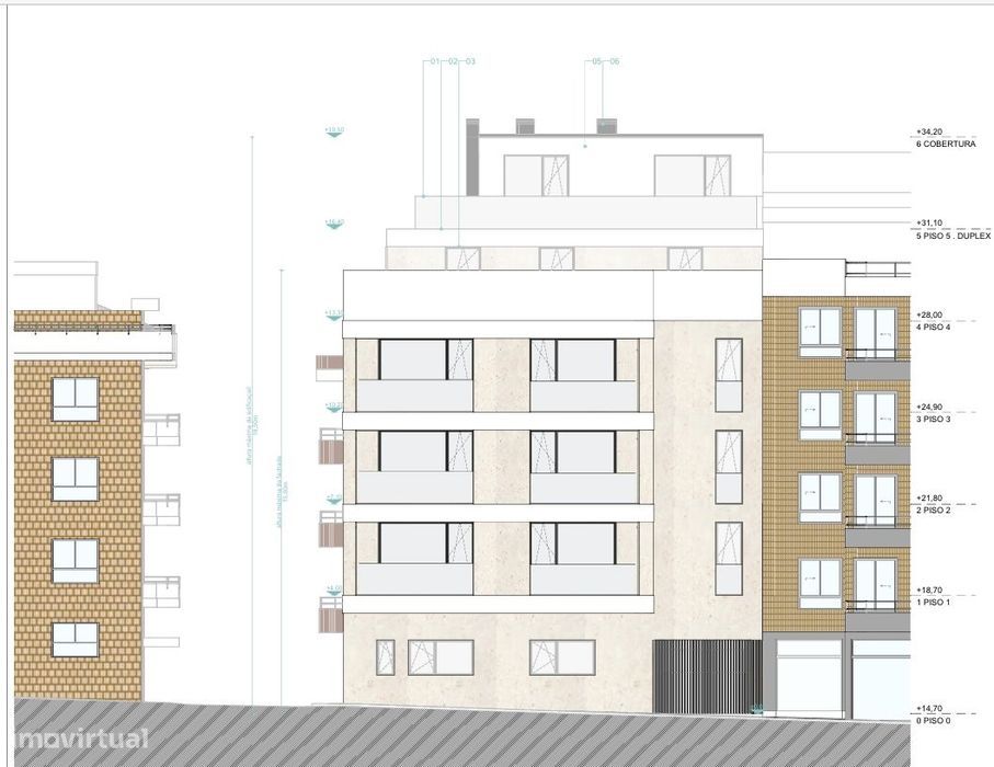 Terreno c/ projeto aprovado e vista mar