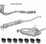 Глушник резонатор Opel Astra F/G/H/J Vectra A/B/C Corsa/ Zafira/Omega