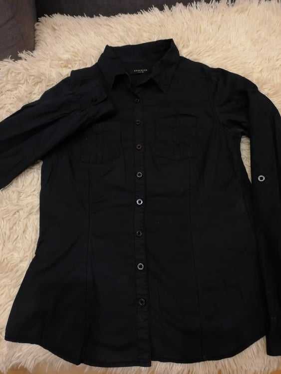 czarna koszula damska firmy RESERVED rozmiar 34