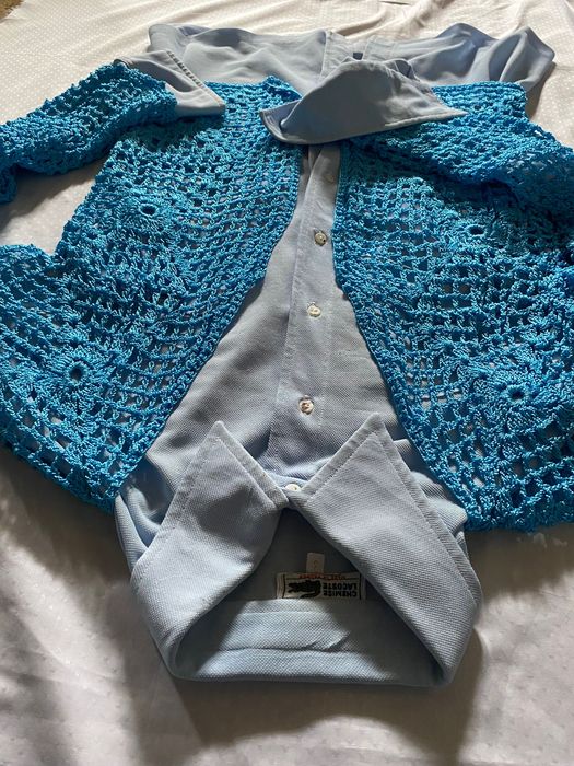 Casaco de croché artesanal