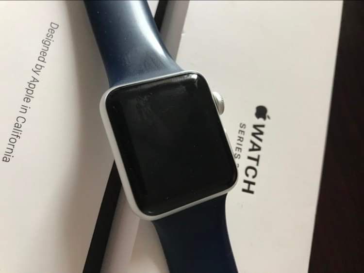 iWatch 3 38 mm silver aluminium