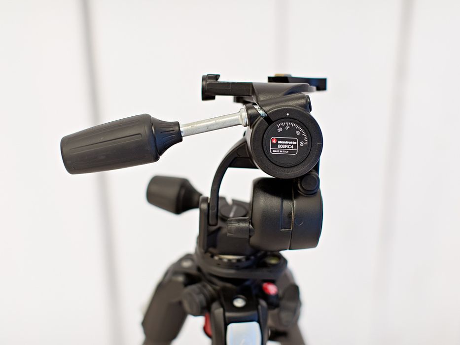 Statyw Manfrotto 055PRO karbon + głowica 808RC4