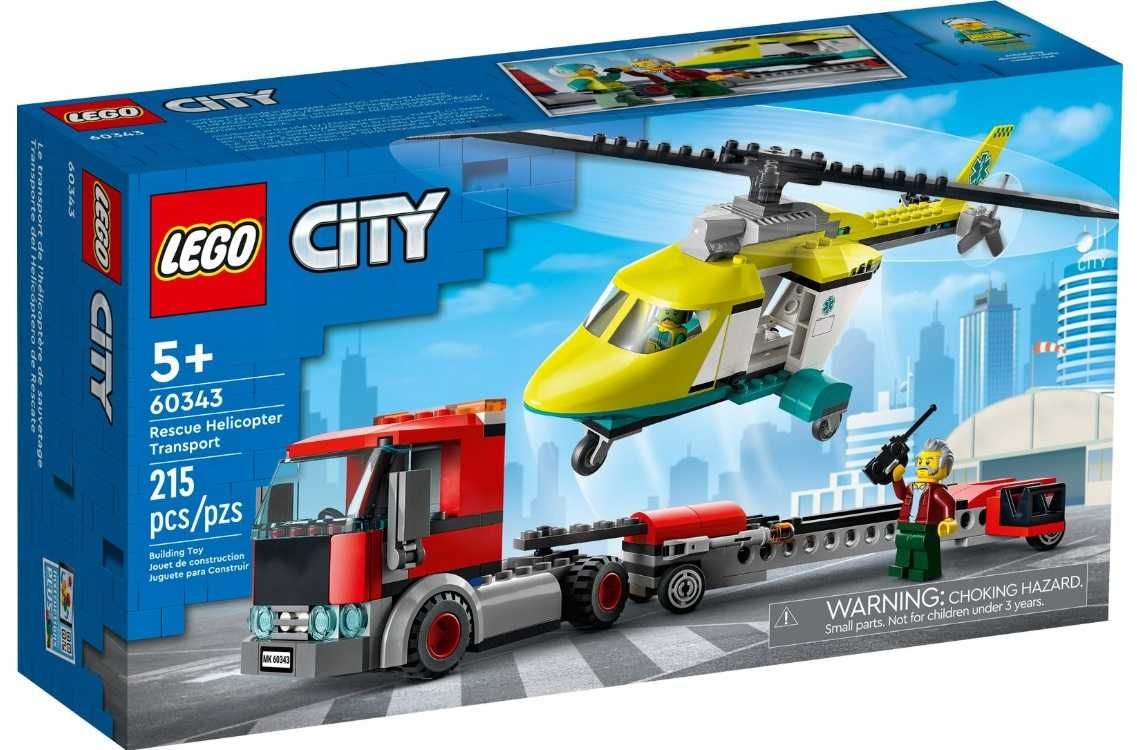 Lego City 60343 Laweta Helikoptera Ratunkowego