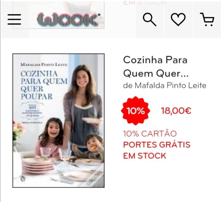 Livro culinária Mafalda Pinto Leite