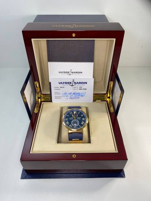 Золотые часы ulysse nardin
Ulysse Nardin
Ulysse Nardin Maxi Marine Ch