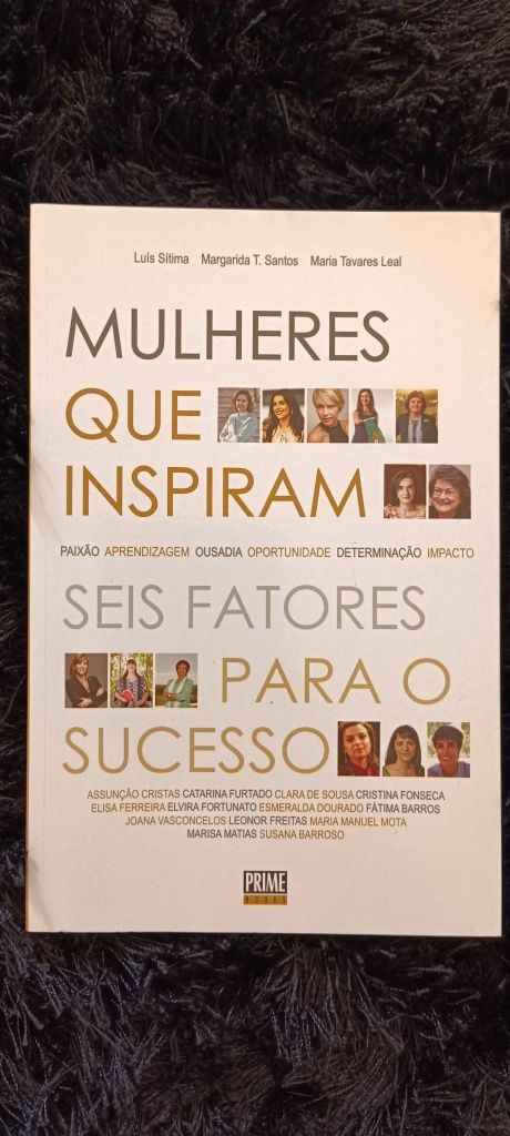 Livro Novo - Mulheres que inspiram - seis fatores para o sucesso