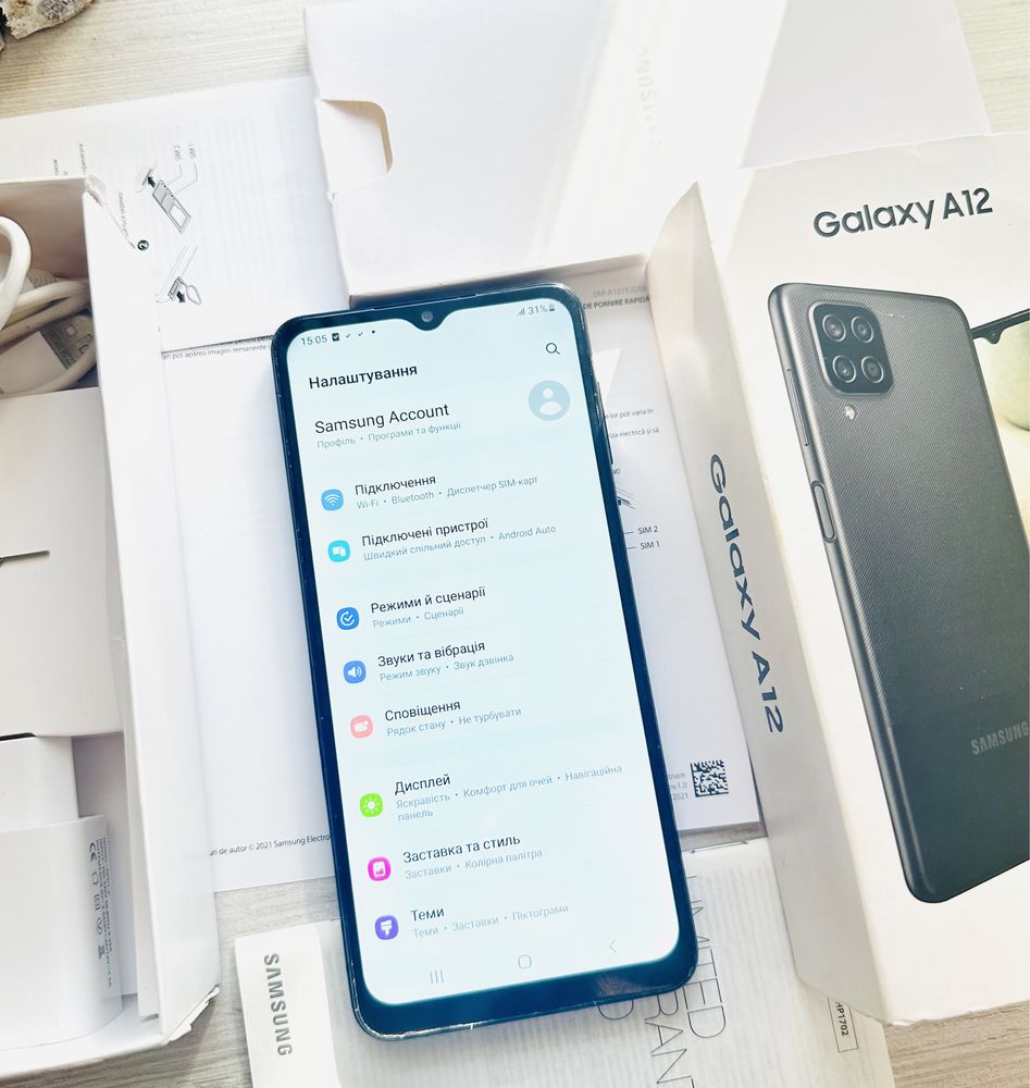 Samsung galaxy A12 4/64 - стан 8/10