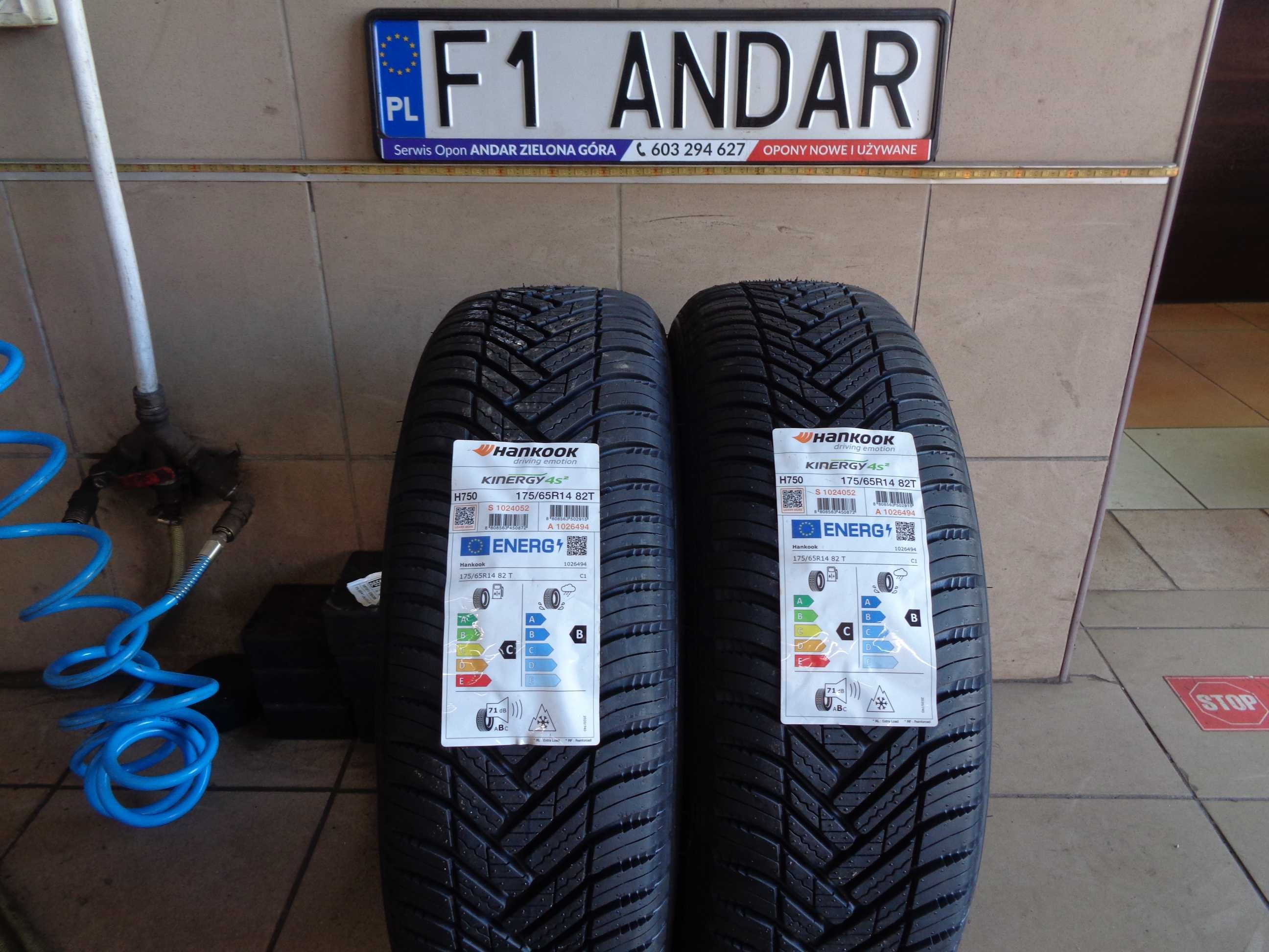NOWE 175/65R14 HANKOOK Kinergy 4S , Opony Całoroczne , ANDAR Poleca