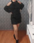 Тепла яскрава святкова сукня туніка