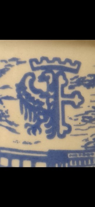 Kufel z panoramą Opola ,Tułowice prl