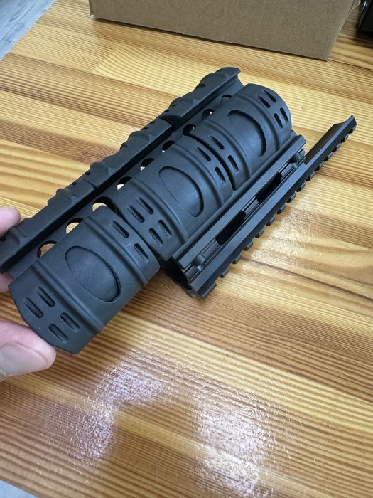 Резинові накладки на планку пікатіні чорні