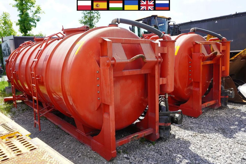 NIEUŻYWANA Beczka do nieczystości Stal / 13000 l  _234163