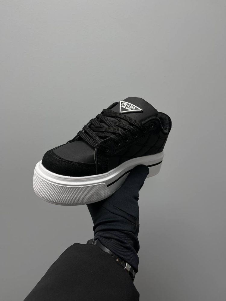 Sneakersy buty Prada Re Nylon black