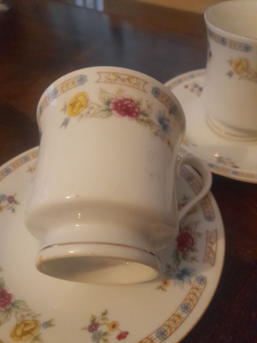 2 Chávenas de chá de porcelana chinesa