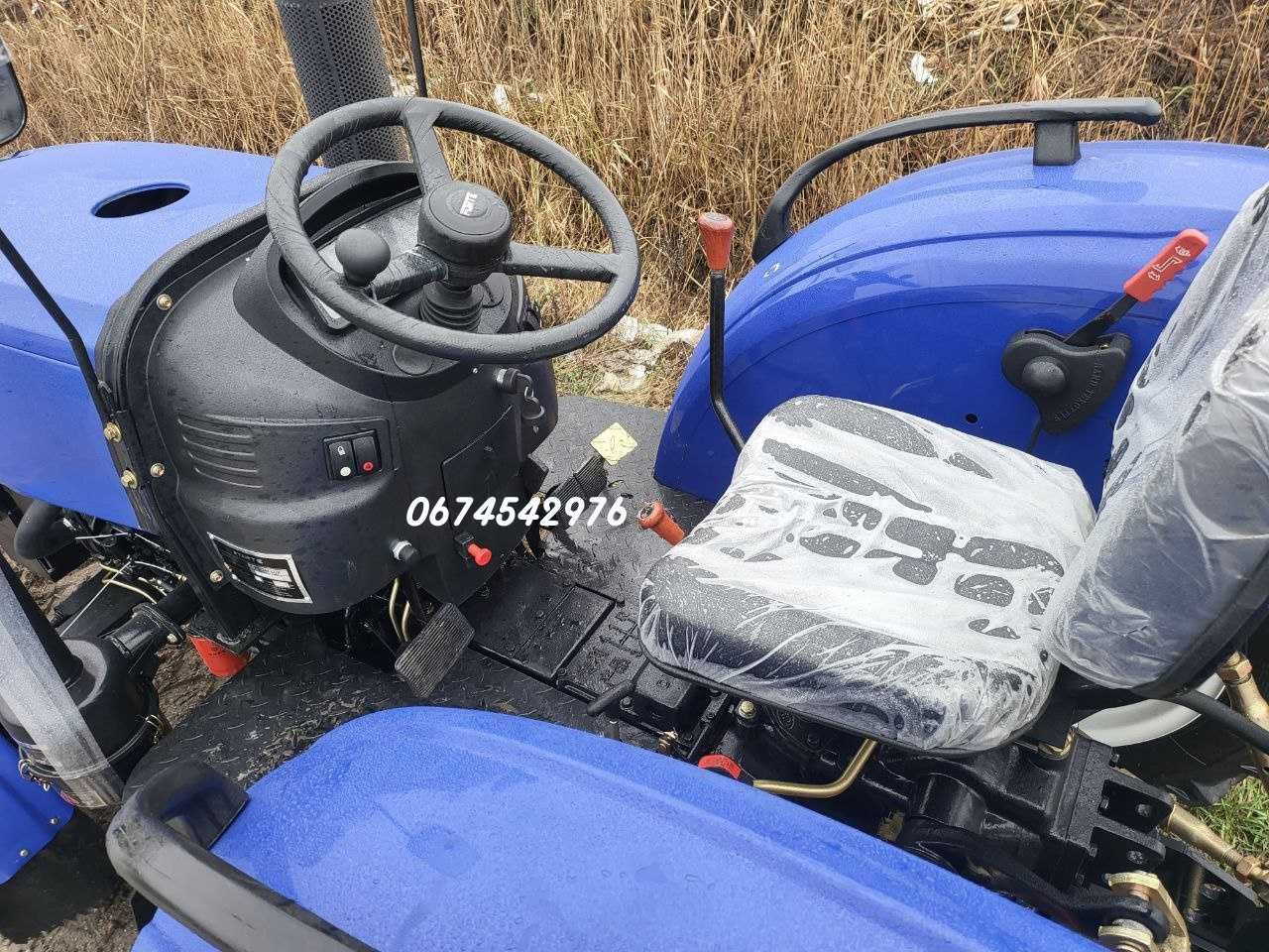 Трактор Forte RD-244 LUX Форте Широка гума Редукторний міст Доставка