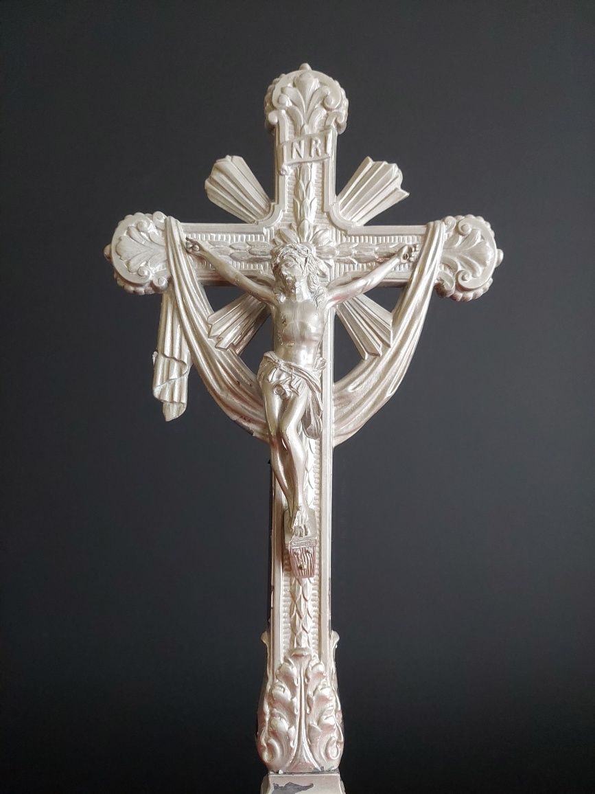 Stary duży krzyż 52 cm
