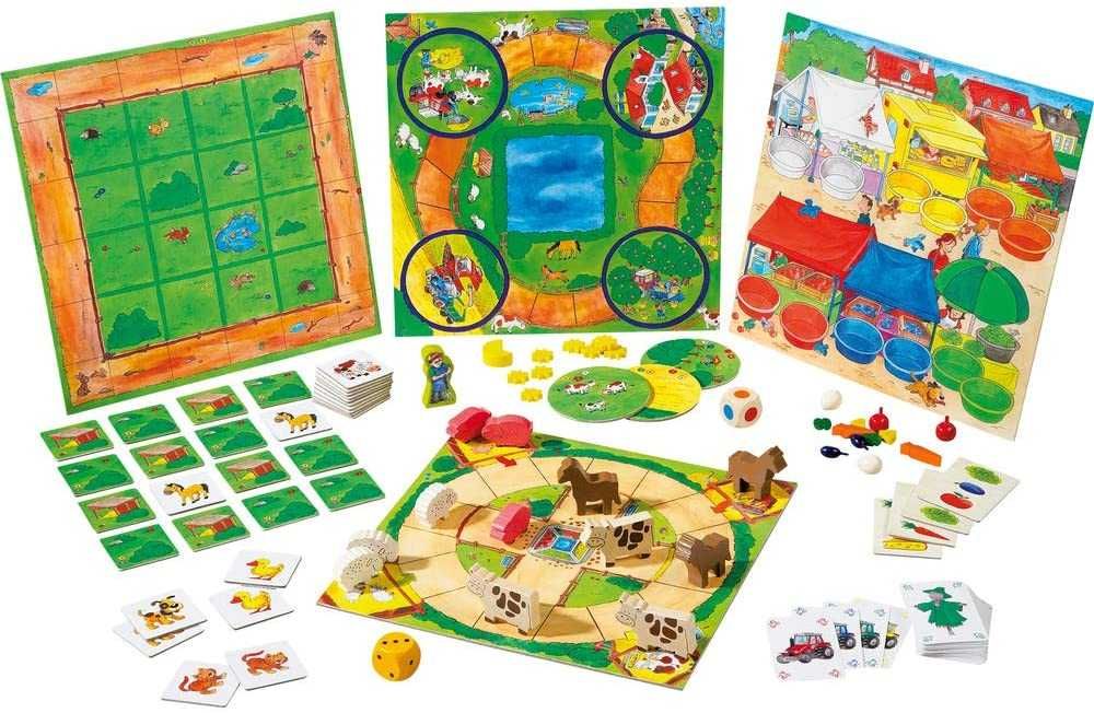 HABA «Моя первая сокровищница игр» большая коллекция игр