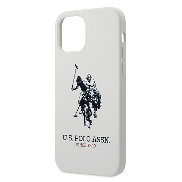 U.S. Polo Etui Silicone Hardcase do iPhone 12 Pro Max 6,7" - Biały