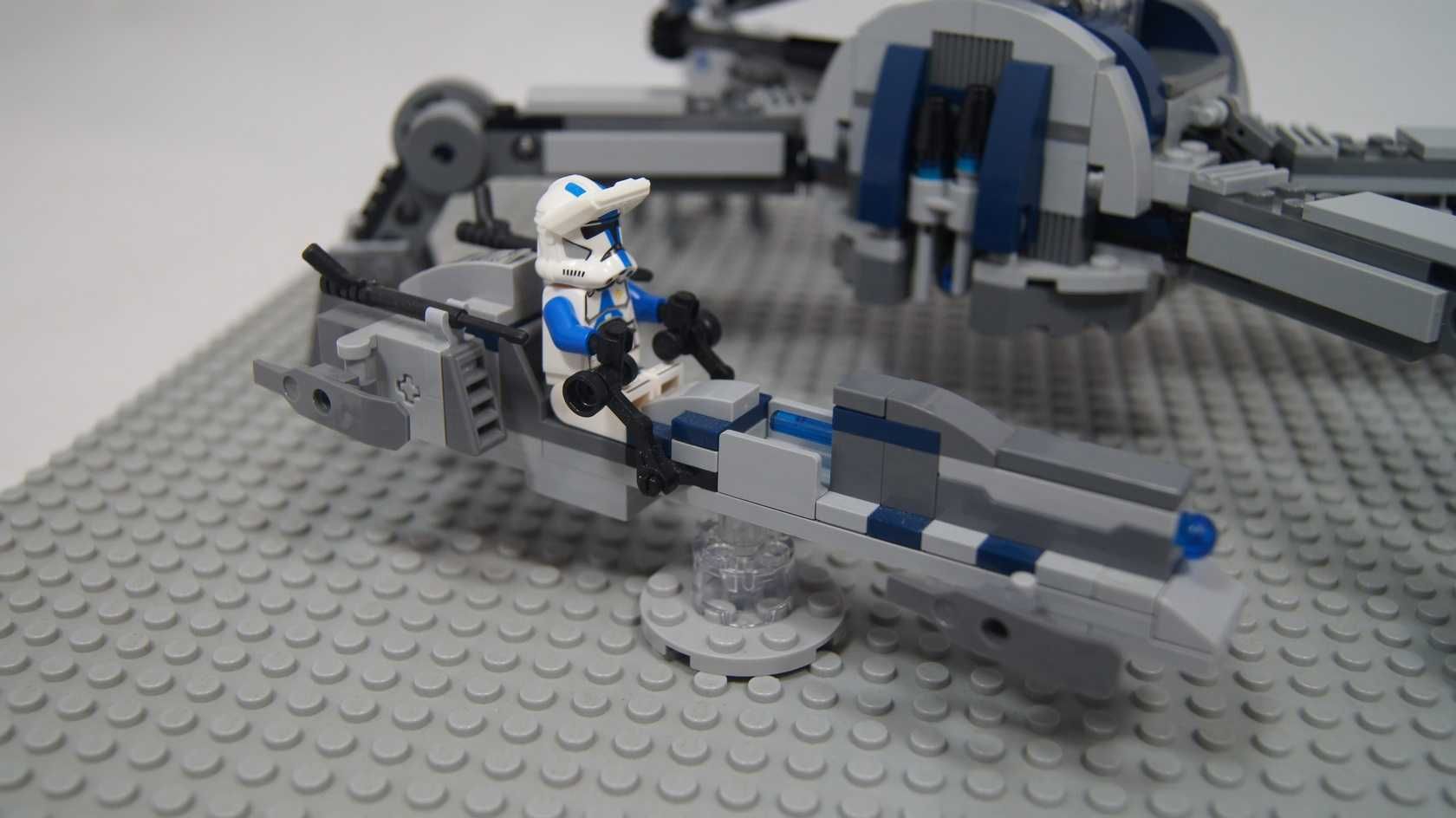 Lego Star Wars 501 clone AV-7 Anti-Vehicle Cannon custom 75045 figurki