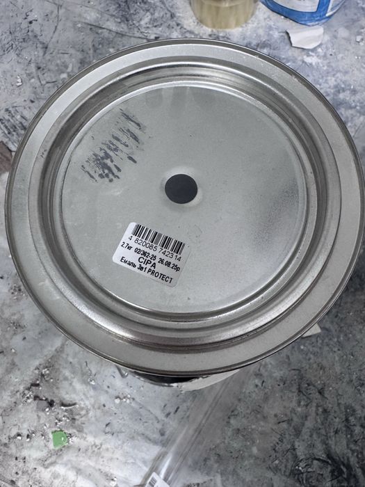 Антикорозійна акрилова емаль 3 в 1 Kompozit Enamel сіра