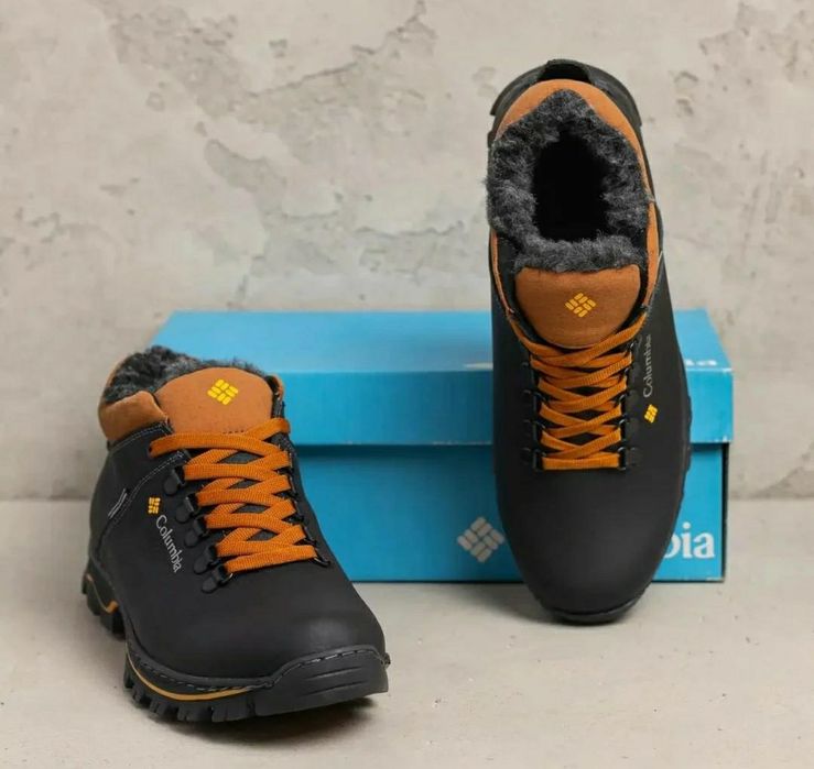 М93 чоловічі шкіряні прошиті зимові кросівки черевики ботинки кросовки