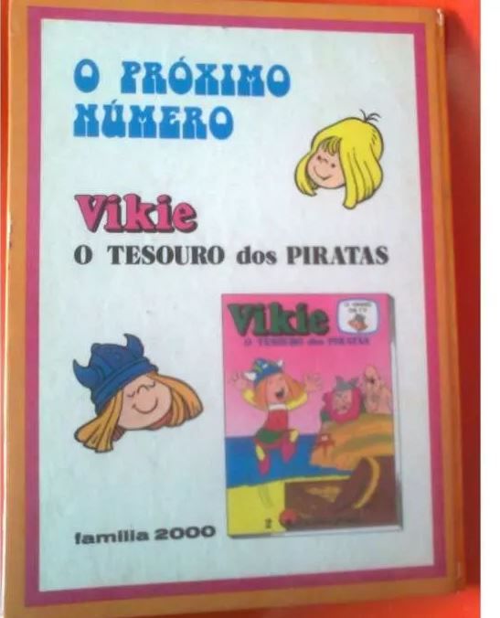 Livro da coleção Vikie anos 70