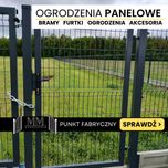 Furtka panelowa, furtka z panelu 3D, idealna do ogrodzenia panelowego