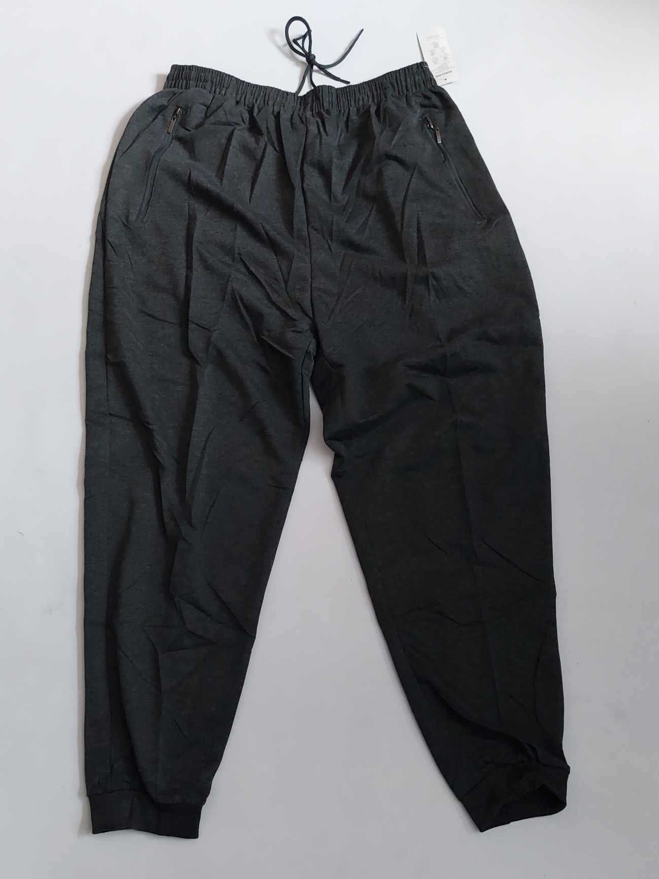 Spodnie męskie dresowe ściągacze sz Dunauone Y-4777 r 6XL pas do 134cm