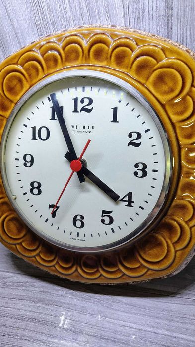 Zegar Ścienny Ceramiczny - Weimar Quartz