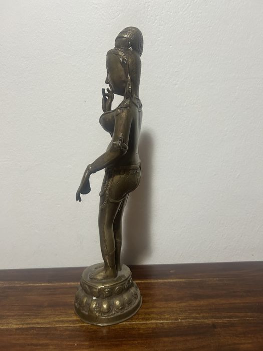 Hinduska bogini mosiądz