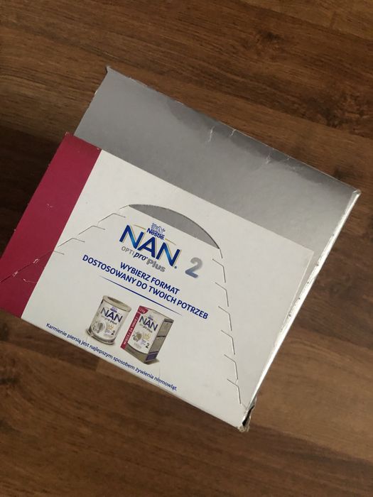 Nestle  mleko następne w proszku Nan Optipro Plus 2 powyżej 6mż 1,2 kg