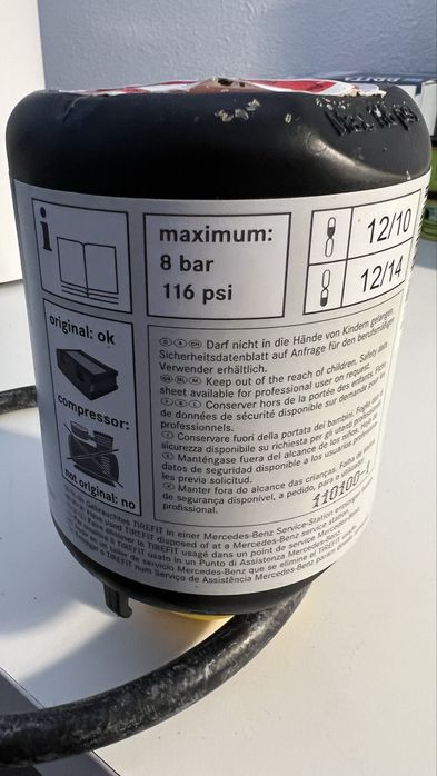 Mercedes selante para pneu