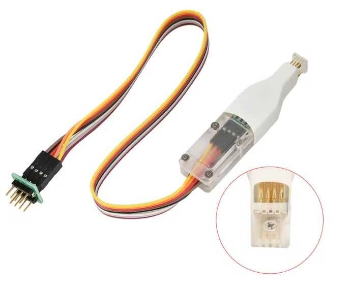 Sonda pomiarowa (klips) 6x5mm (WSON 8-pin) z przewodem i adapterem