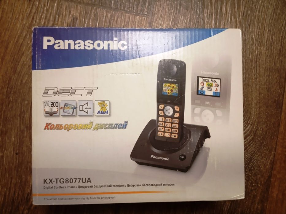 Радиотелефон Panasonic KX-TG8077UA