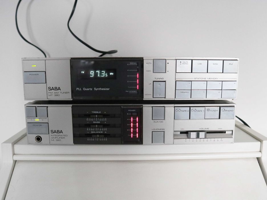 Стойка усилитель + тюнер SABA MI 380 SABA MT 380