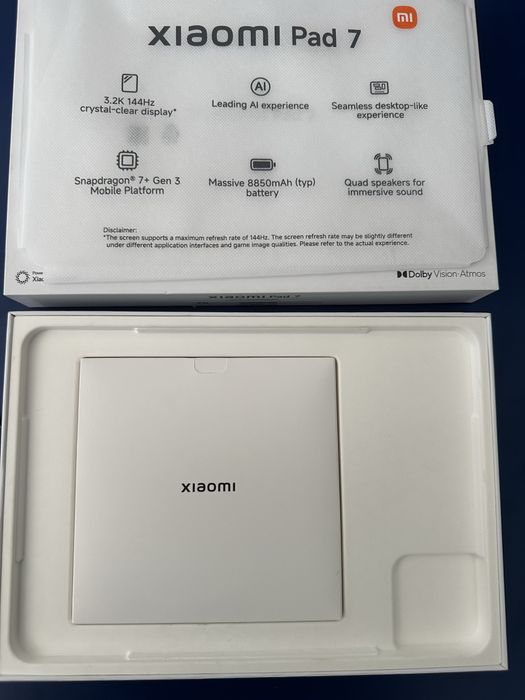 Tablet Xiaomi Pad 7 11.2” 8GB/256GB Wi-Fi Graphite Grey