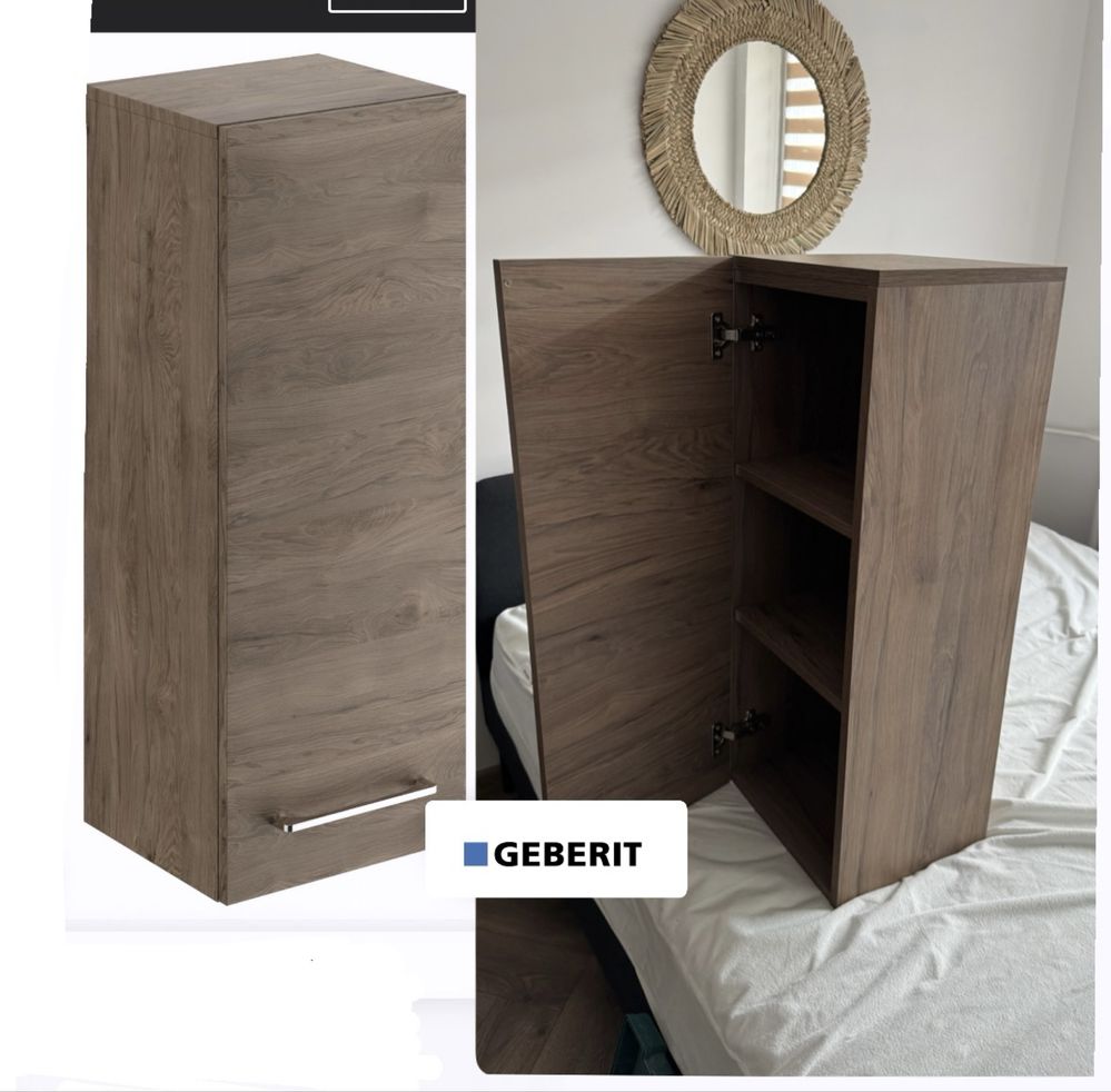 GEBERIT Szafka boczna SELNOVA SQUARE B33cm, H85cm, T29.7cm Nowa