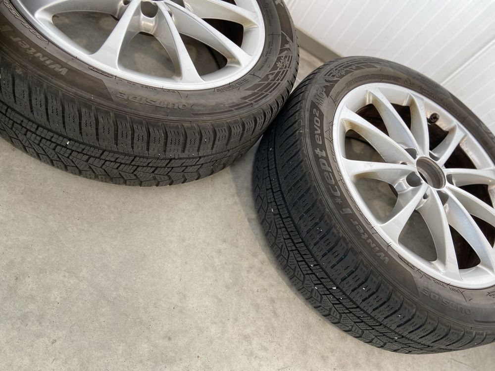 4 jantes  mercedes com pneus Raio 17