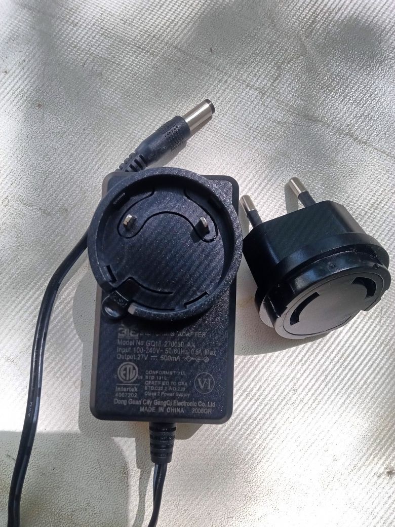 Блок питания 27v 500ma GQ18-270Q50-AX 
Output 27v 500ma.