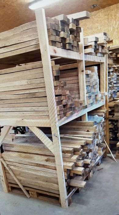 Dąb po suszarni tarcica Fryza lamele graniaki