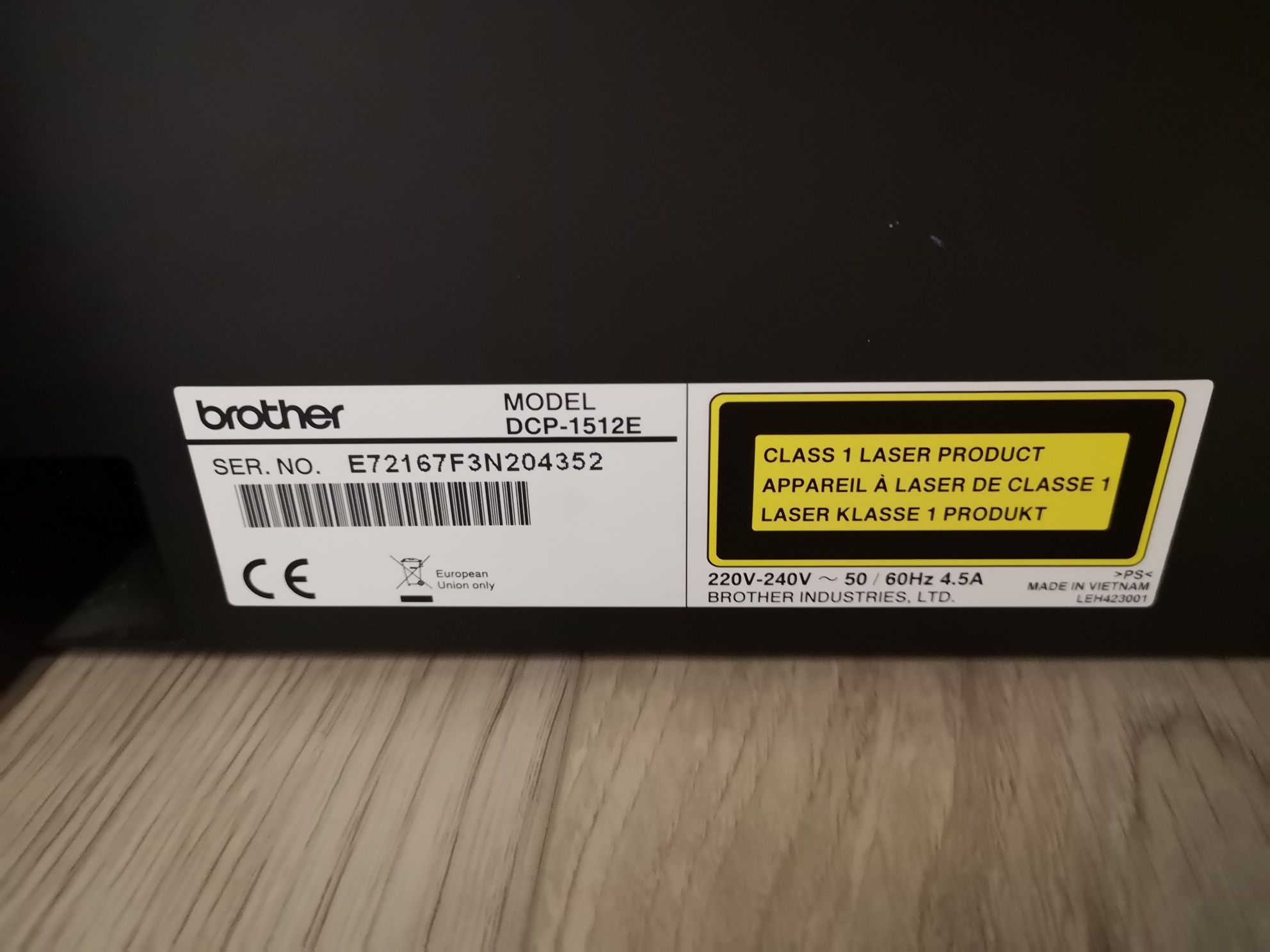 Drukarka wielofunkcyjna laserowa Brother DCP-1512E