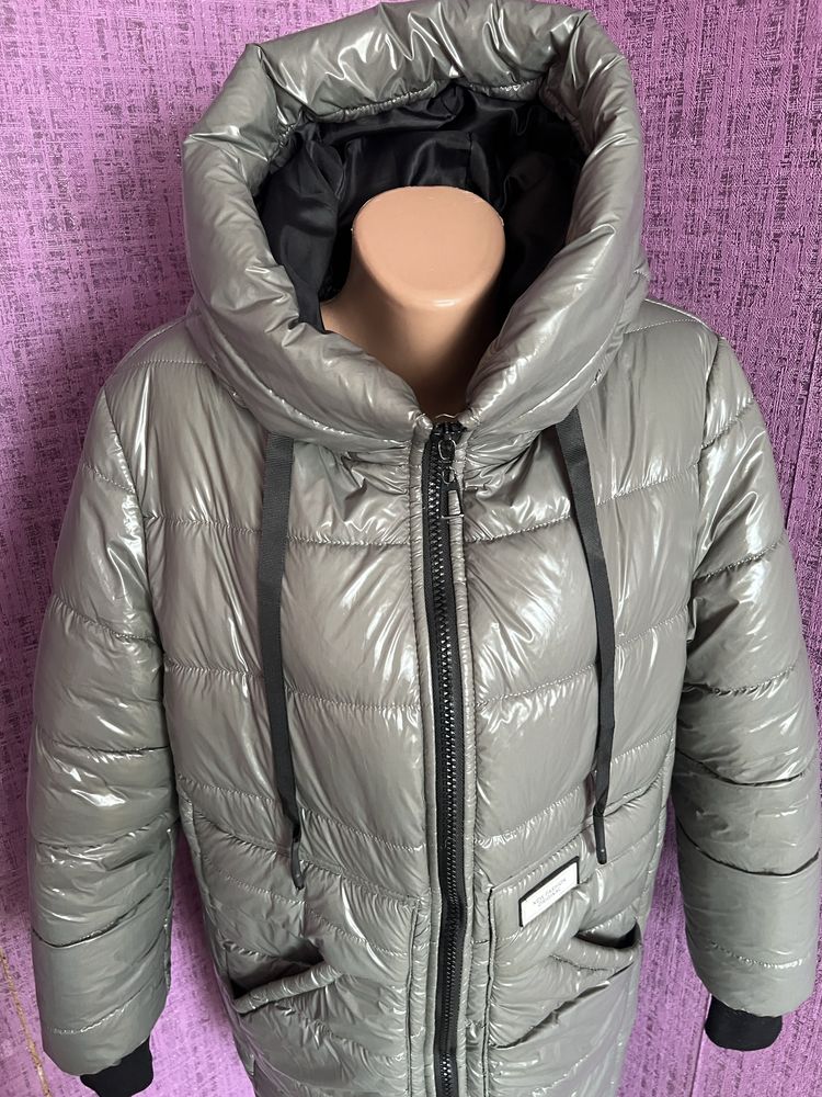Зимняя женская куртка пуховик стеганное пальто жіночий пуховик куртка